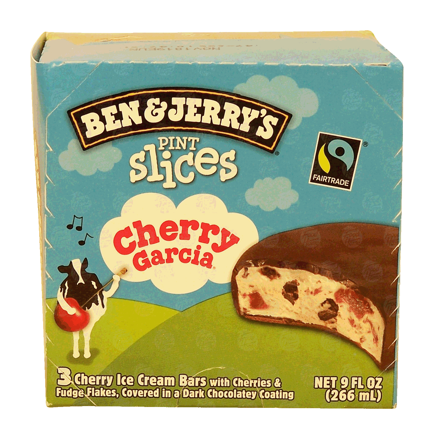 Ben & Jerry's&nbsp;Pint Slices&nbsp;cherry garcia, 3-ice cream bars Full-Size Picture